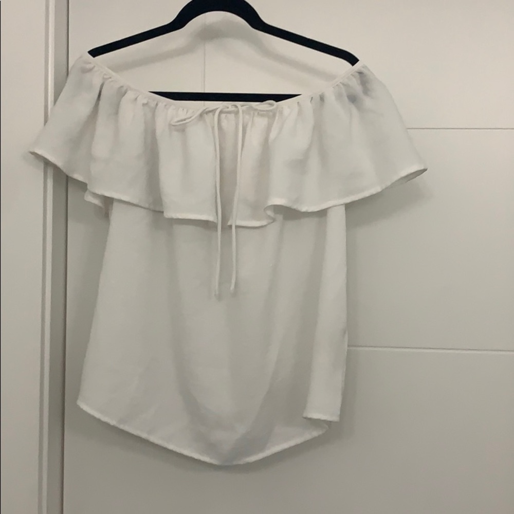 White Short Sleeve Top